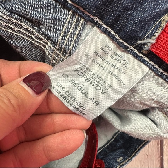 wrangler relaxed fit carpenter denim jeans boys sz 12 7CPBWDV 100% cotton - Picture 3 of 7